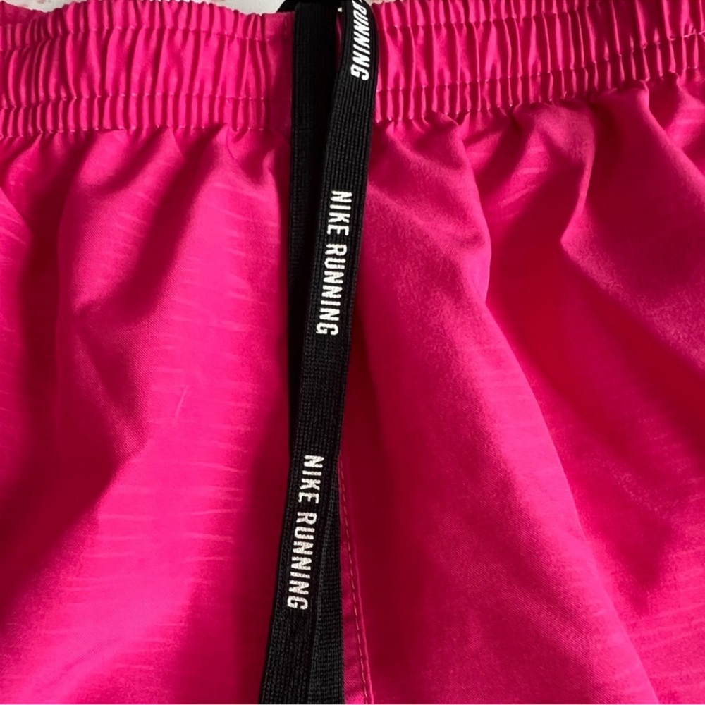 Bundle of 2 Pair- Nike Dri-Fit Running Shorts Fuchsia & White/Pink Women’s Small - Picture 12 of 16